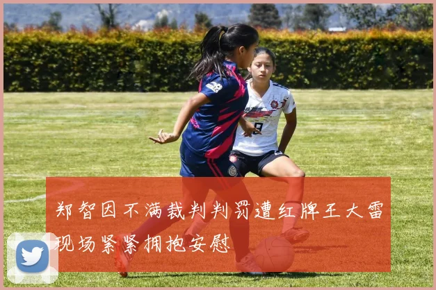 郑智因不满裁判判罚遭红牌王大雷现场紧紧拥抱安慰